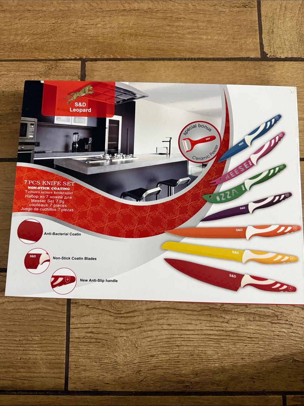 7-Piece Colorful Knife Set - Multi-Color